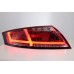 AUDI TT 07-13 Red Clear Light Bar LED Tail Lamp